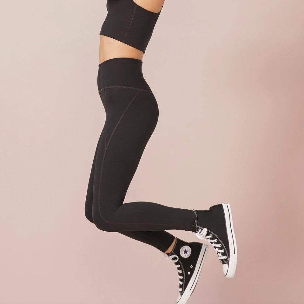 Girlfriend Collective Black High-Rise Leggings